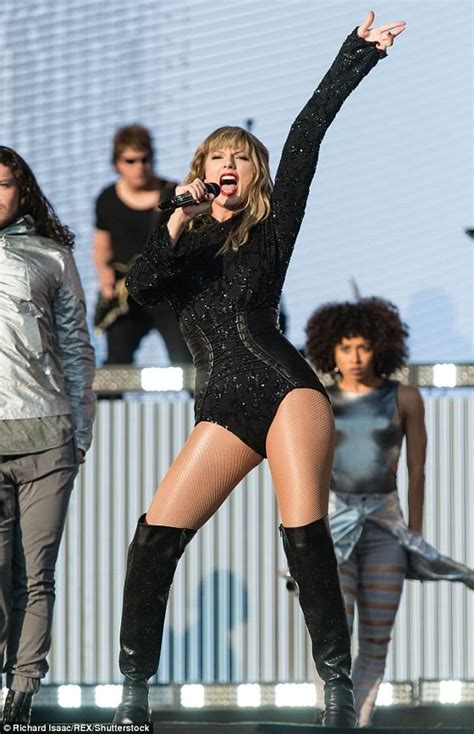 taylor swift sexy|Taylor Swift Wears Sexy Black Bodysuit and Jeweled Translucent .